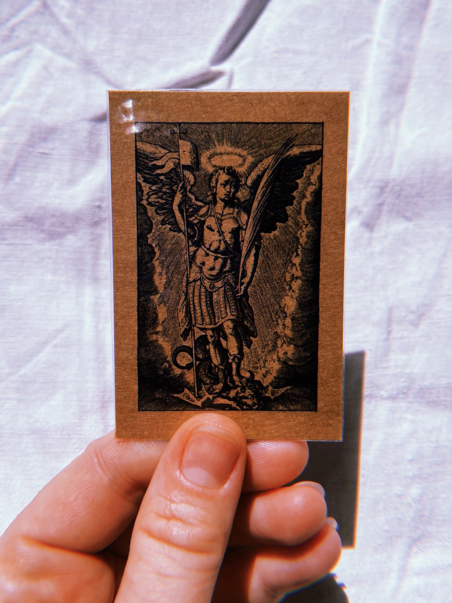 Archangel Saint Michael Mini Prayer Card : 5 Pack