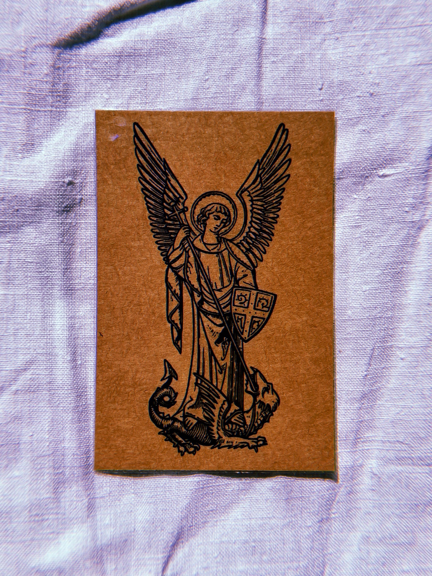 Archangel Saint Michael Mini Prayer Card : 5 Pack