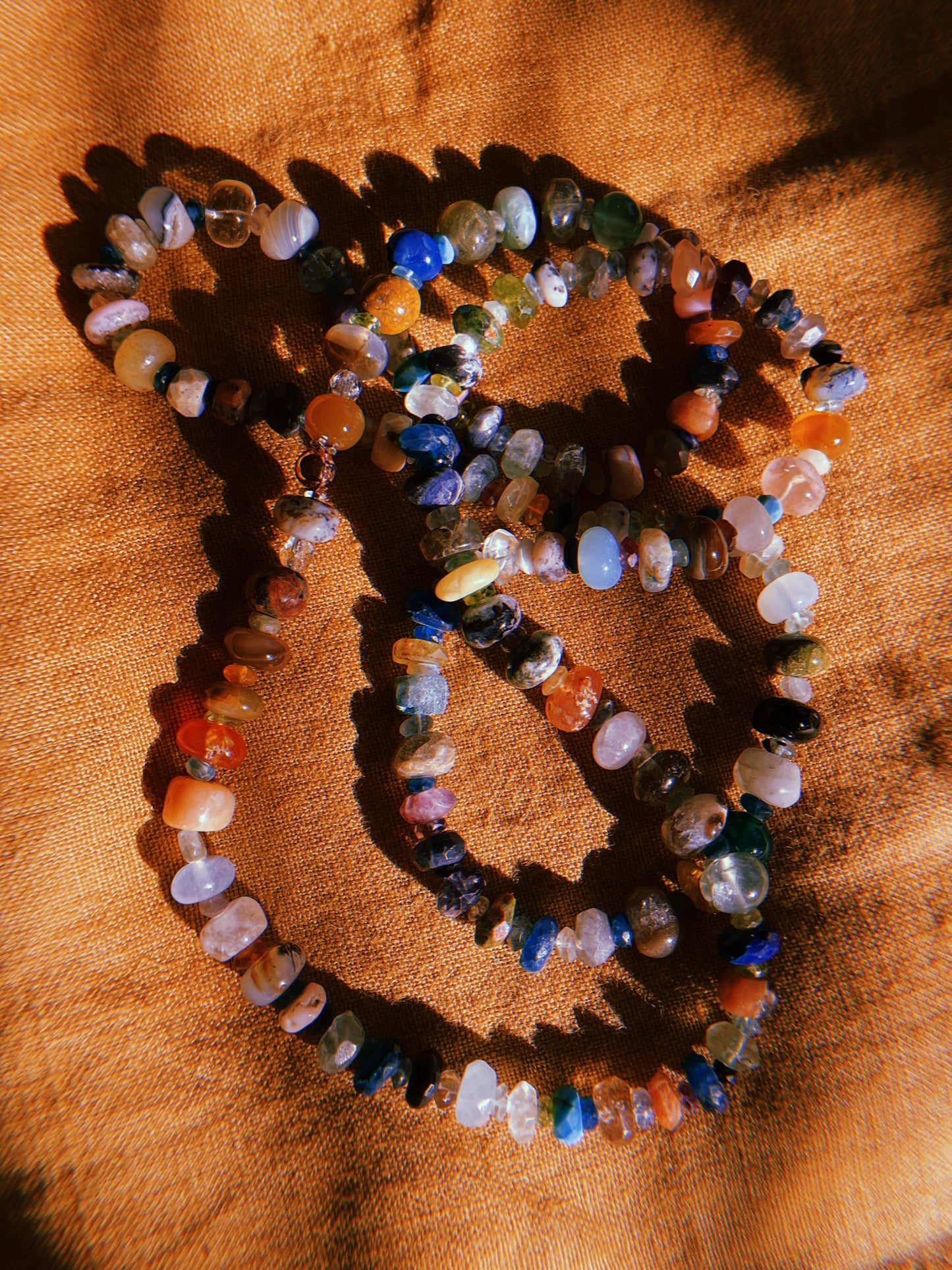 Mixed Gemstone Chakra Prayer Strand